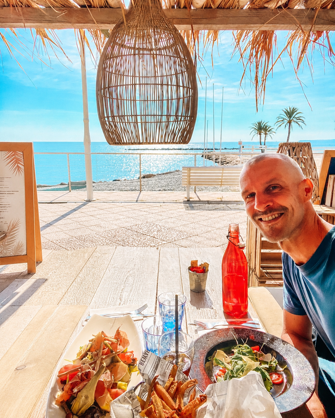 Jean-Philippe Le Sausse, un moment de calme au bord de la mer